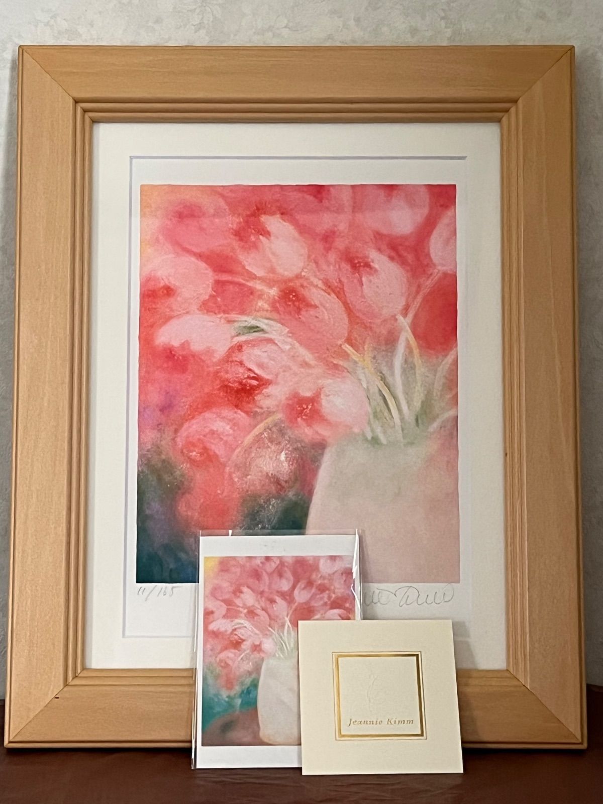 新品 額入り 版画 ジニー・キム 直筆サイン、エディション番号、証明書