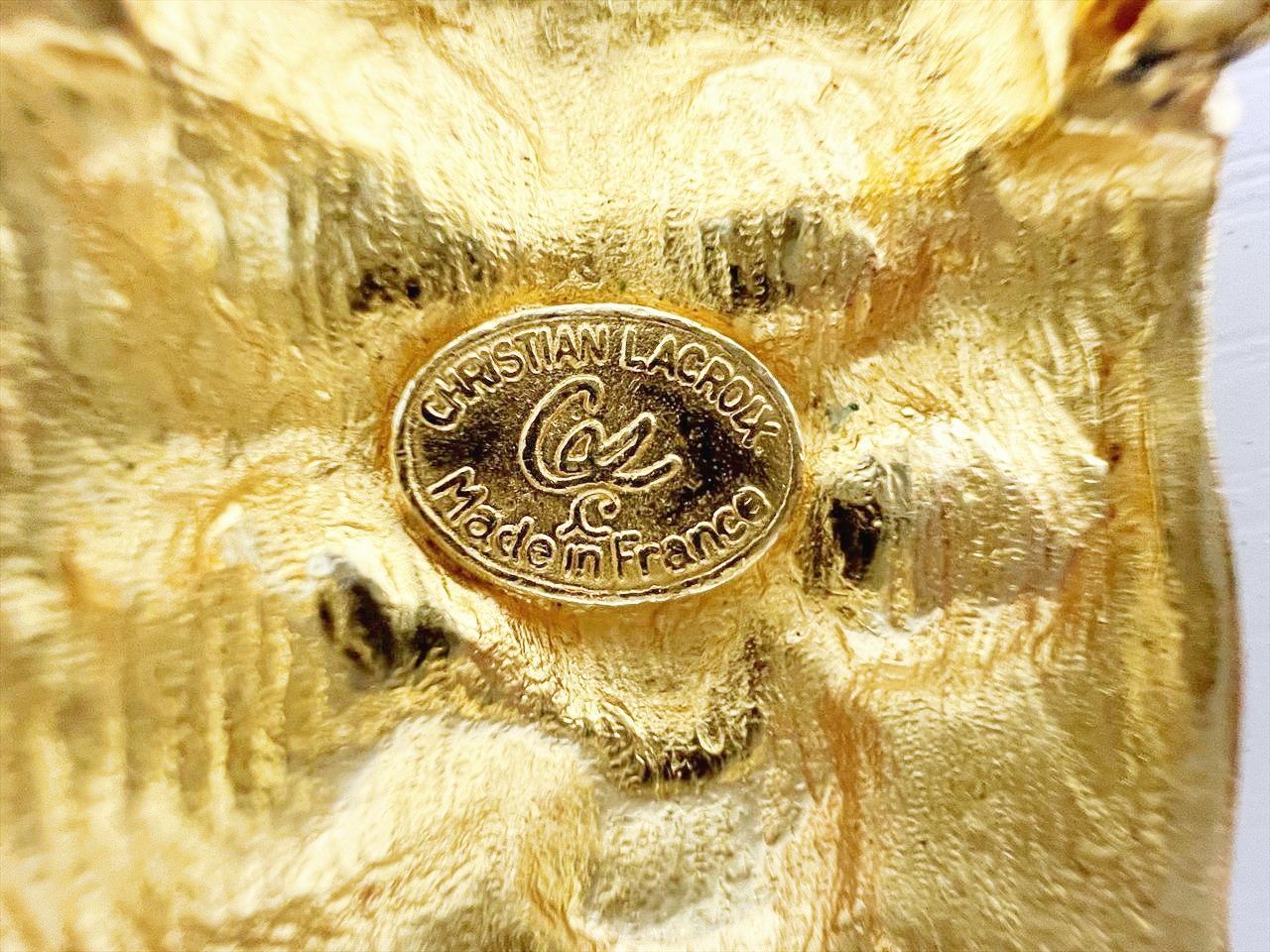 クリスチャンラクロワ✳️ビジューブローチ 箱付き 美品 Christian Lacroix クリスチャンラクロワ ビジュー ストーン