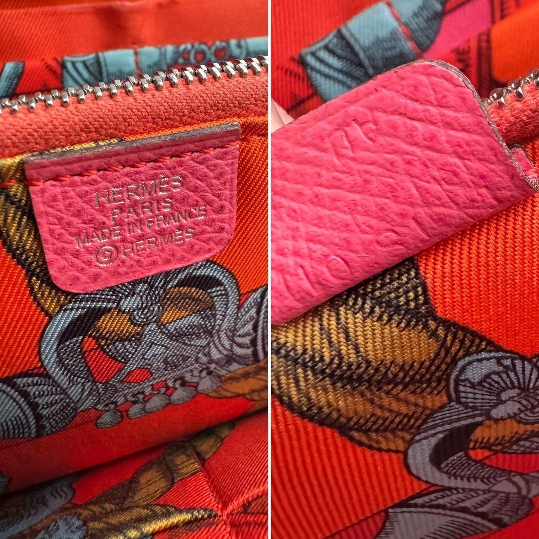 美品】 555 HERMES エルメス アザップ シルクイン 長財布 - メルカリ