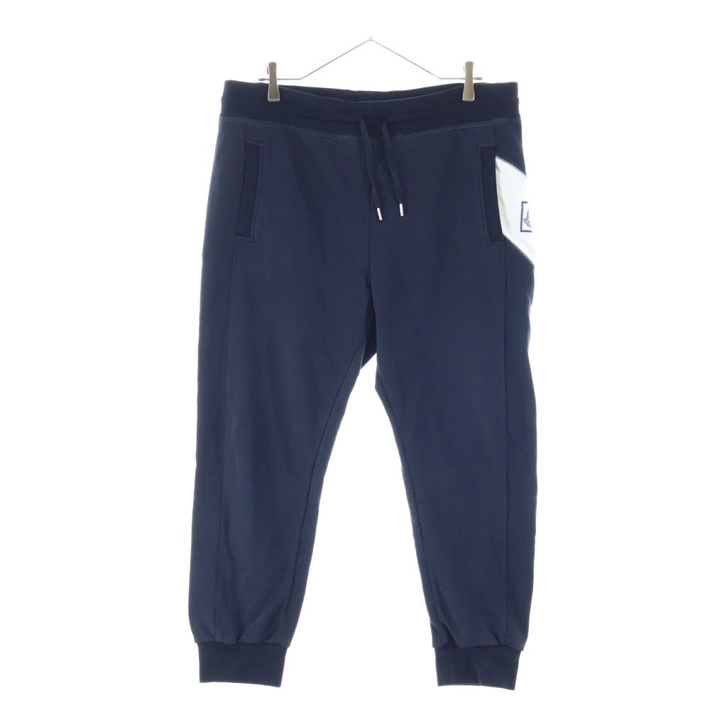 MONCLER (モンクレール) 18SS PANTALONE TROUSERS ロゴエンブロイダリー パンタローネトラウザーズ スウェット ジョガー イージーパンツ ネイビー D13918704700