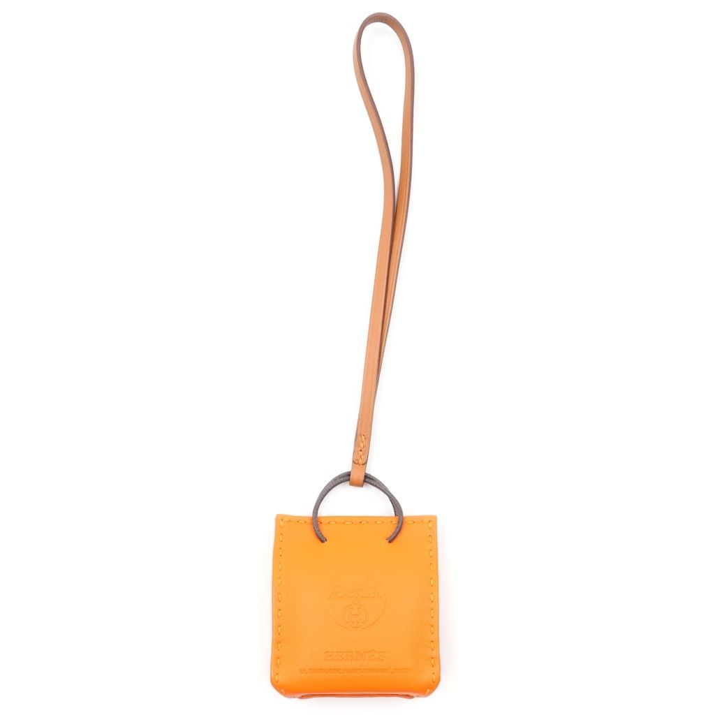 HERMES (エルメス) サック オランジュチャームフュー チャーム オレンジ アニオン×コットン