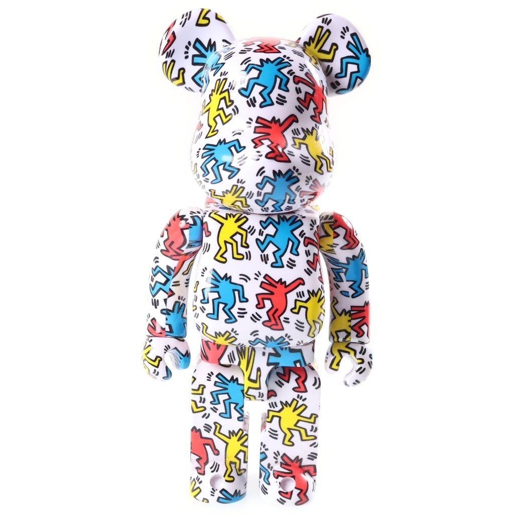 MEDICOM TOY (メディコムトイ) BE@RBRICK KEITH HARING #9 キースへリング 400% ベアブリック フィギュア 人形 マルチカラー