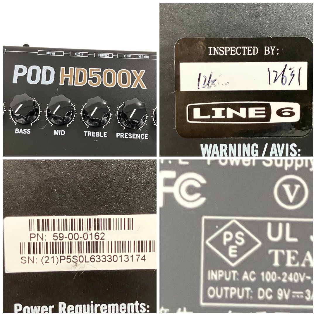 LINE6 POD HD500X マルチ エフェクター ラインシックス 中古 Y11541097