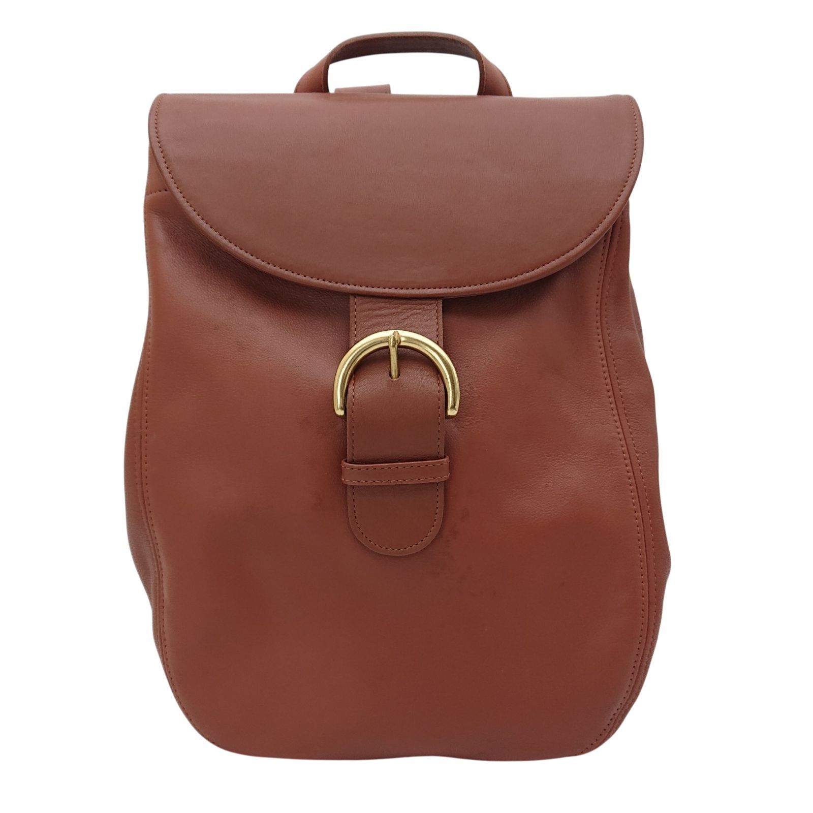 COACH オールドコーチ 4134 USA製 グラブタンレザー バックパック　ブラウン