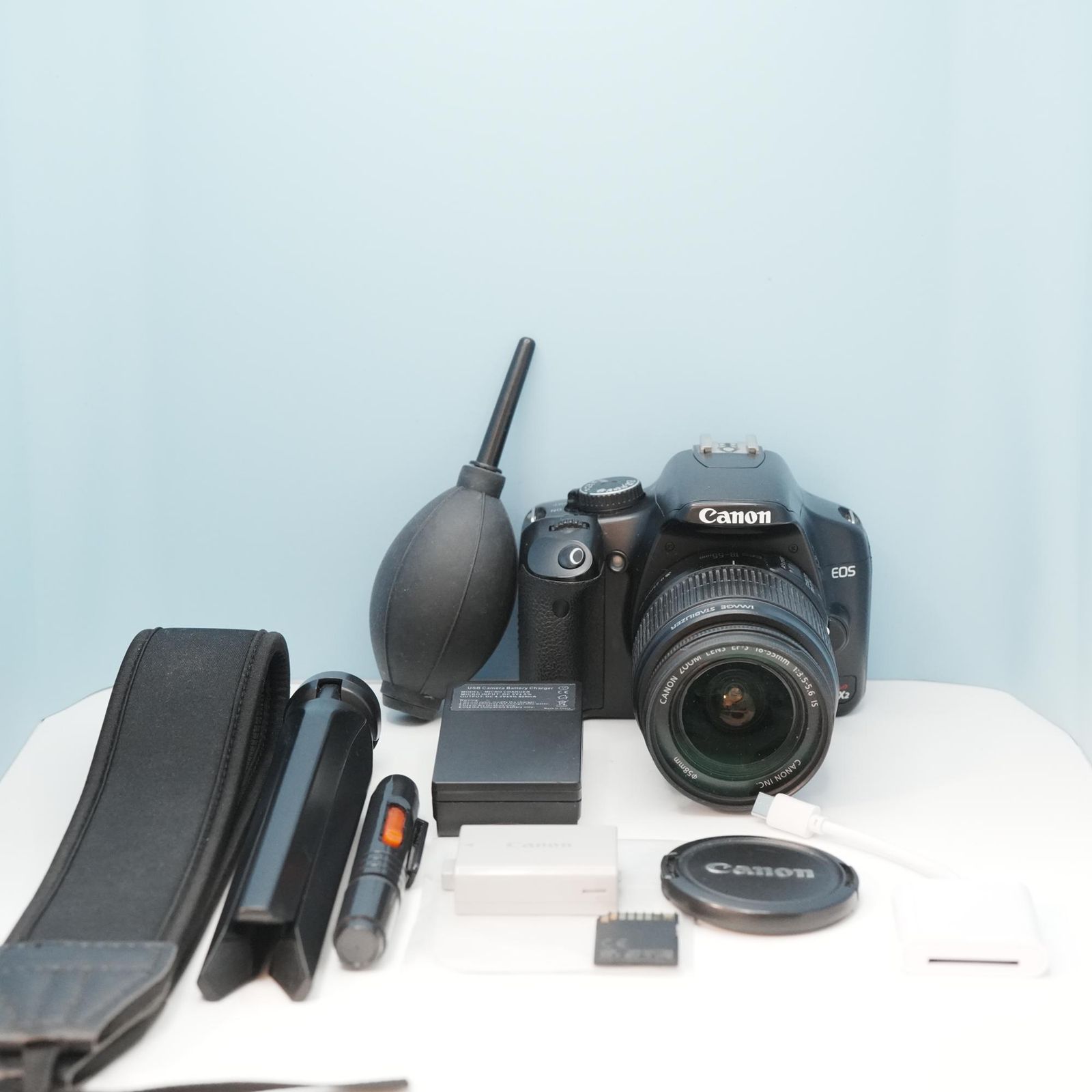 Canon EOS kiss X2 一眼レフ スマホ転送OK フルセット シロクマカメラ