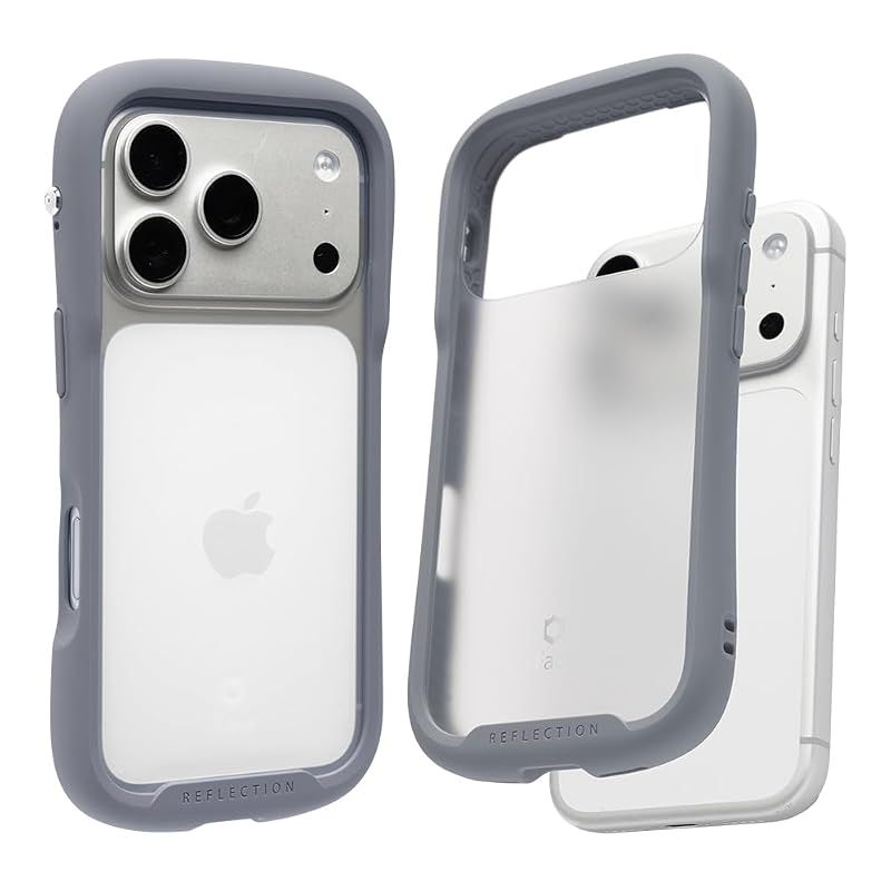 【新品】 iFace Reflection Frost iPhone 17 Pro ケース クリア 強化ガラス(グレー) 7,018円