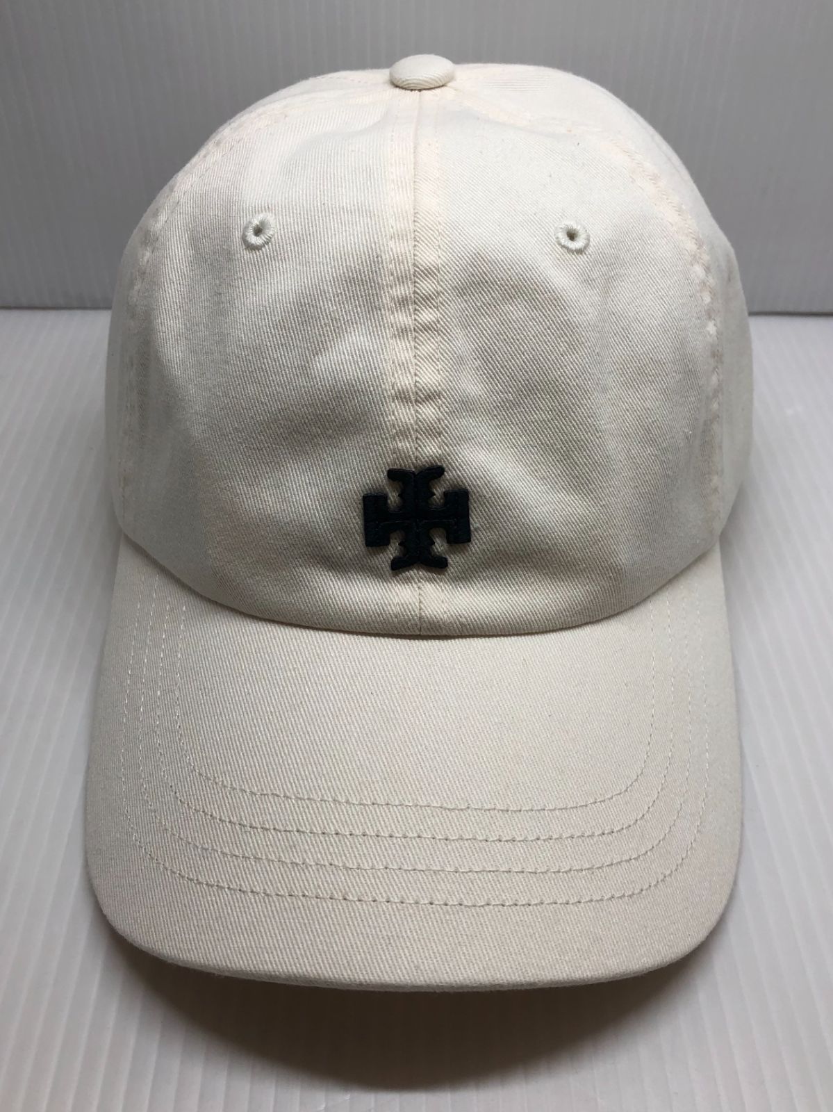 TORY BURCH コットン　ロゴ　キャップ