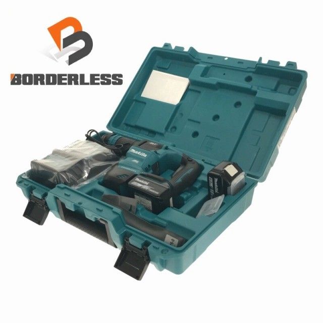 ☆未使用品☆makita マキタ 18V 充電式ケレン HK180DRGX バッテリー2個(18V 6.0Ah) 充電器 ケース付 コードレス 剥離 剥がし134806