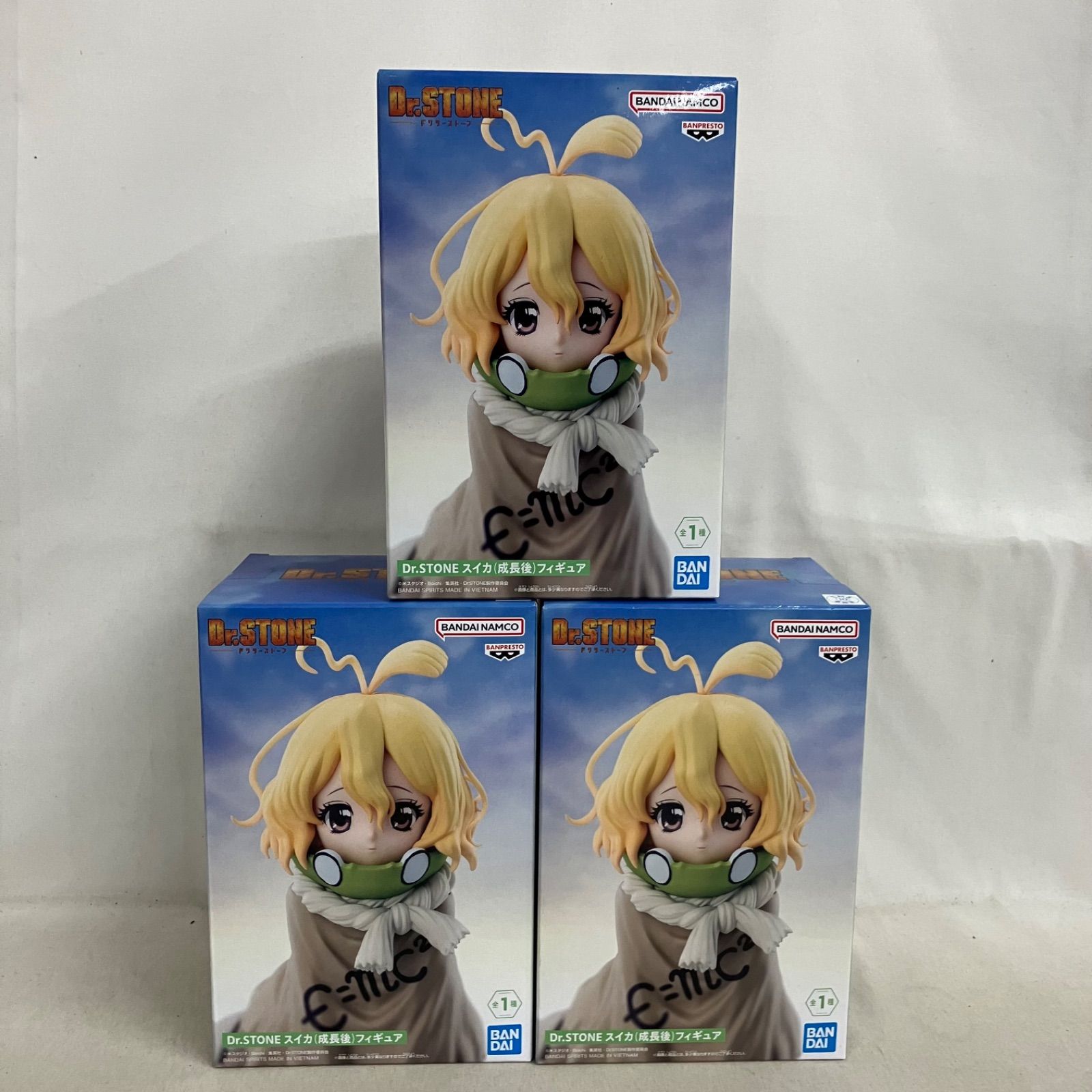 未開封 Dr.STONE スイカ 成長後 フィギュア 3個セット SF8833 c107