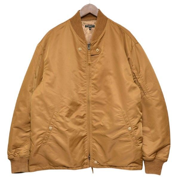 Engineered Garments　エンジニアドガーメンツ　2021AW　AVIATOR JACKET FLIGHT SATIN NYLON　フライトジャケット　ブルゾン　38-16-0163-334　8054000253418