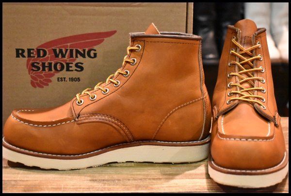 【7E 箱付 美品 24年】レッドウィング 875 アイリッシュセッター 茶 オロレガシー モック 編み上げ ブーツ redwing HOPESMORE【GH090】