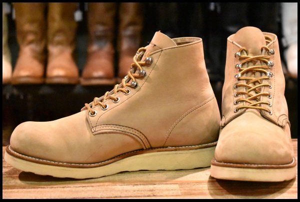 【7D 良品 羽タグ 00年】レッドウィング 8889 アイリッシュセッター ヌバック プレーントゥ レースアップ ブーツ redwing HOPESMORE【GH091】
