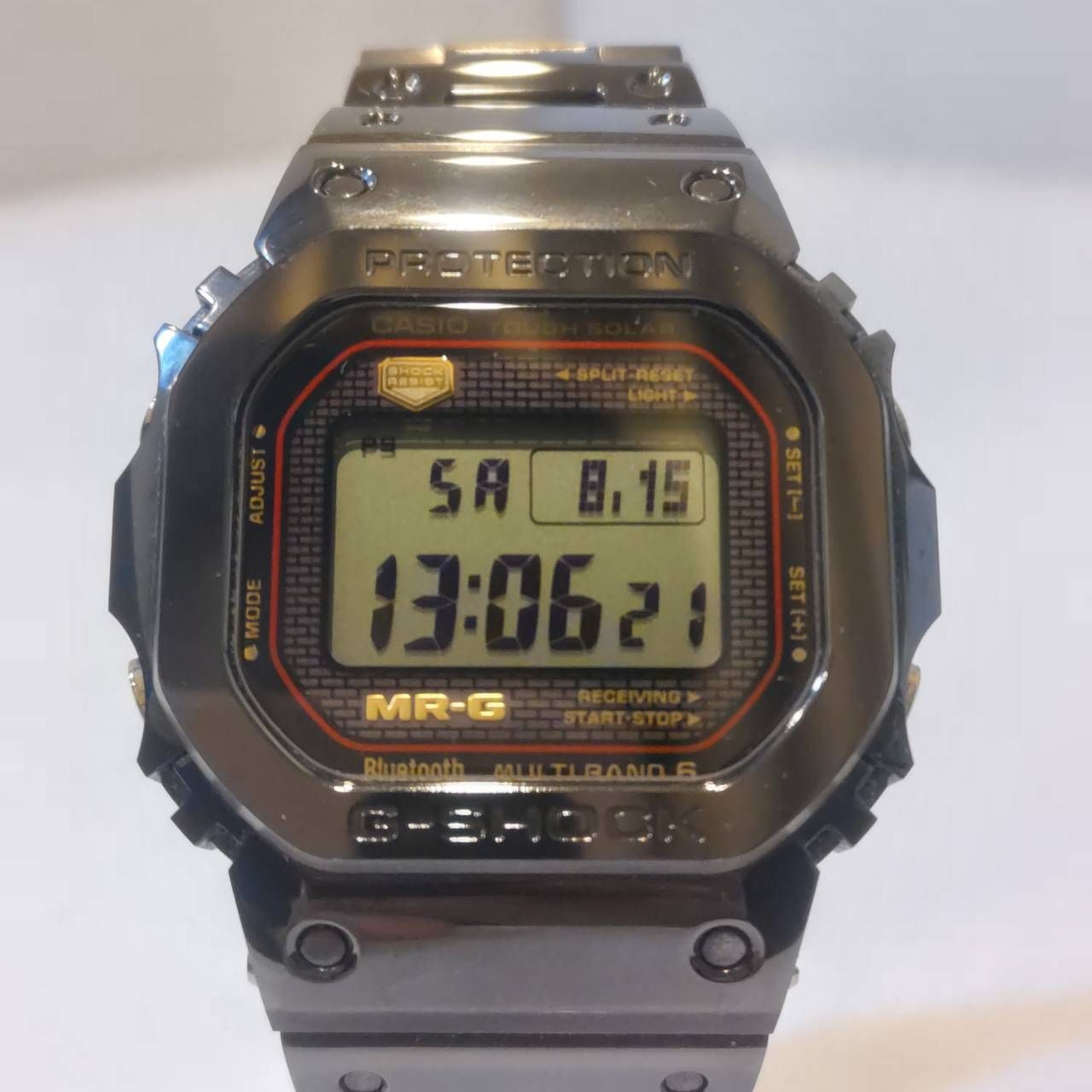 極美品/稼働品 カシオ G-SHOCK MR-G【型番：MRG-B5000B-1JR】ソーラー 