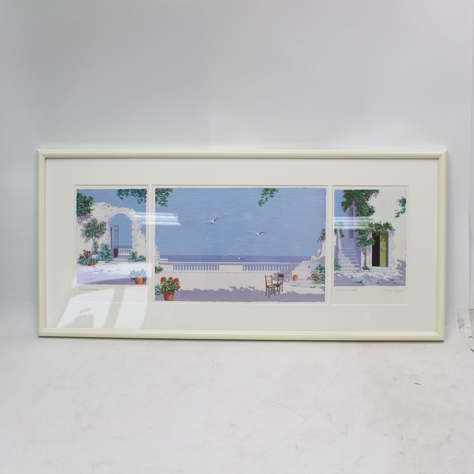 IS703)ジョルジオ・ズッピーニ 「エーゲ海・パノラマ」 サルボ 絵画