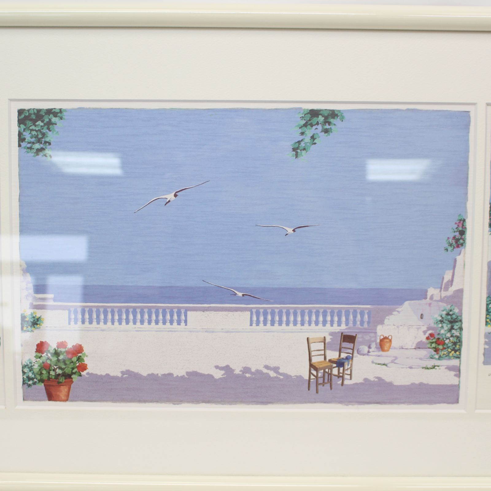 IS703)ジョルジオ・ズッピーニ 「エーゲ海・パノラマ」 サルボ 絵画