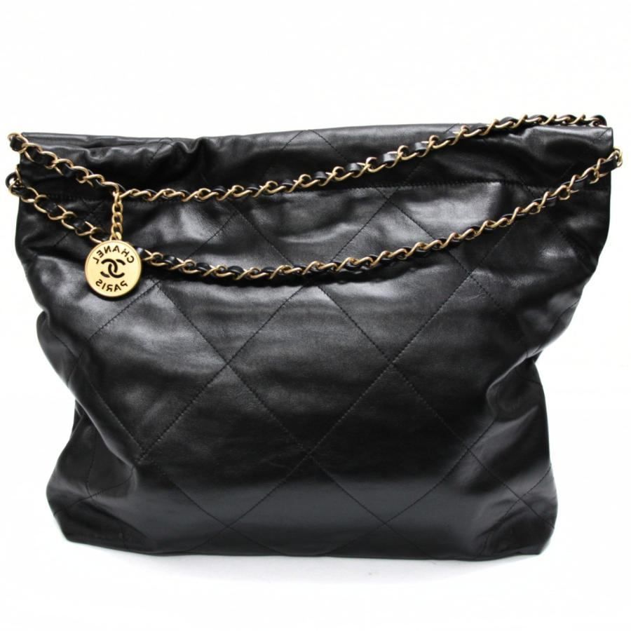 極美品 シャネル CHANEL シャネル22 ハンドバッグ チェーンショルダー