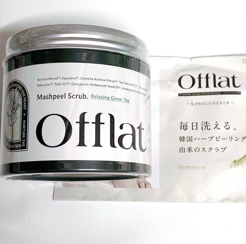 Offlat Mashpeel Scrub リラックスグリーンティー 3個セット Offlat
