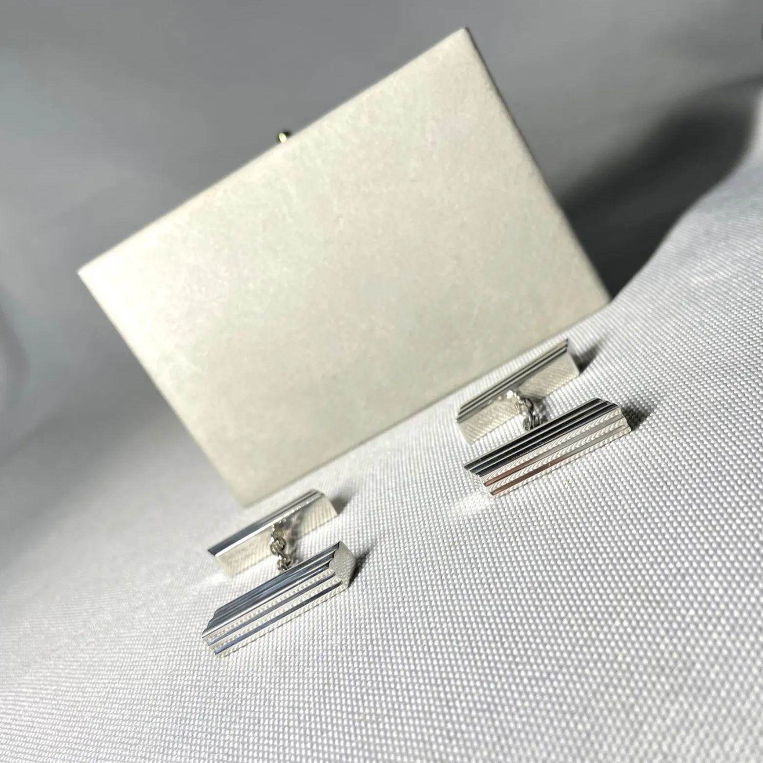 美品 HERMES エルメス スターリングシルバー SV925&ストライプデザイン