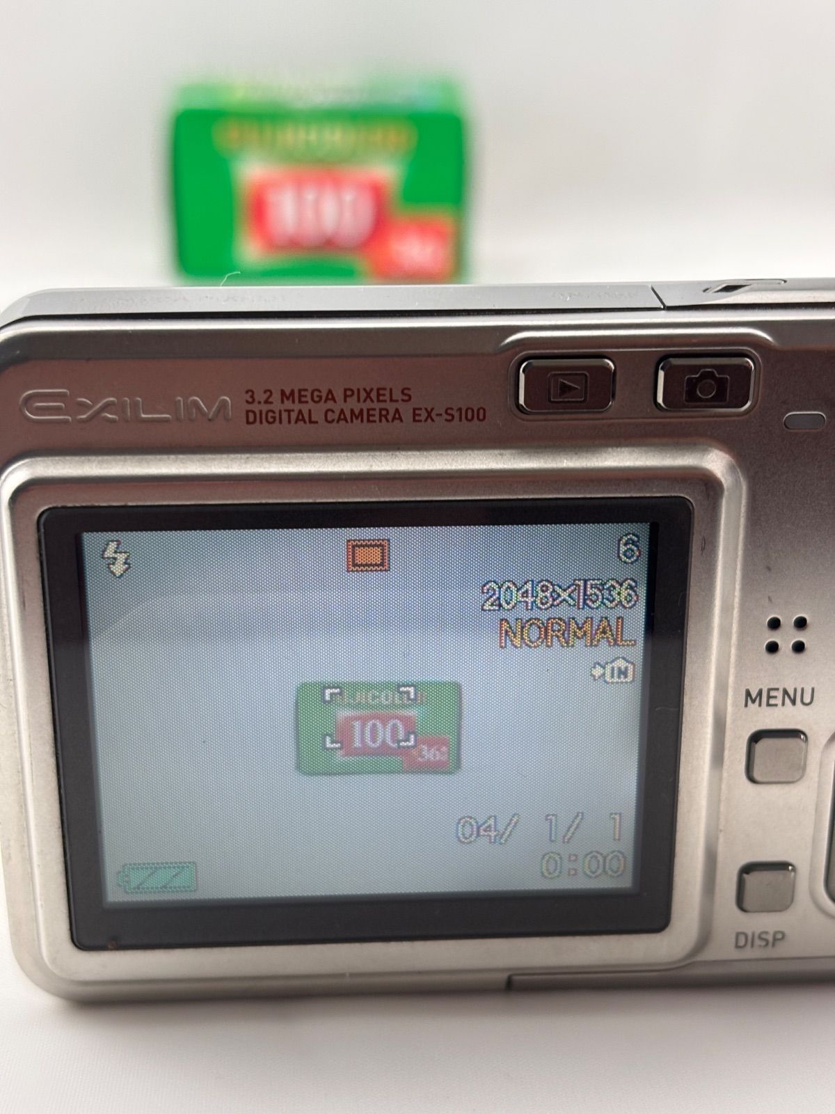 571【動作確認済み】 CASIO EXILIM EX-S100 シルバー カシオ