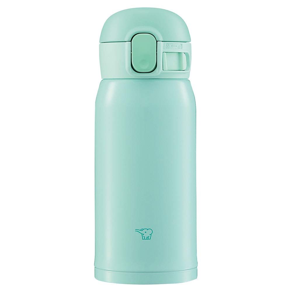 象印 (ZOJIRUSHI) 水筒 ワンタッチ ステンレスマグ シームレス 0.36L アップルグリーン SM-WA36-GL [アップルグリーン] [35 ml]
