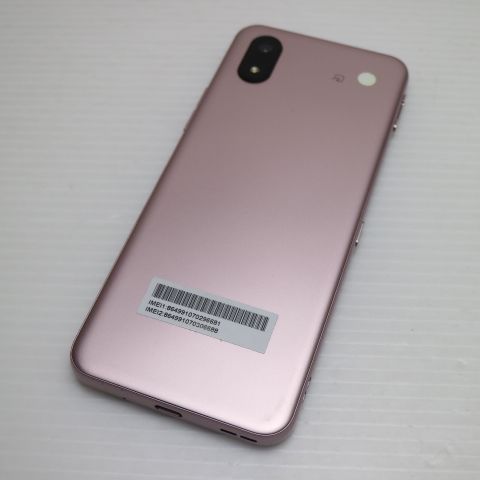 超美品 SIMフリー かんたんスマホ A402ZT ピンク スマホ ZTE 即日発送