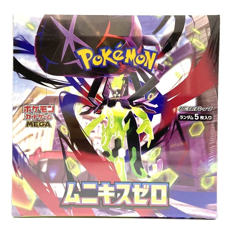 ☆ポケモンカードゲーム MEGA 拡張パック ムニキスゼロ シュリンク付き