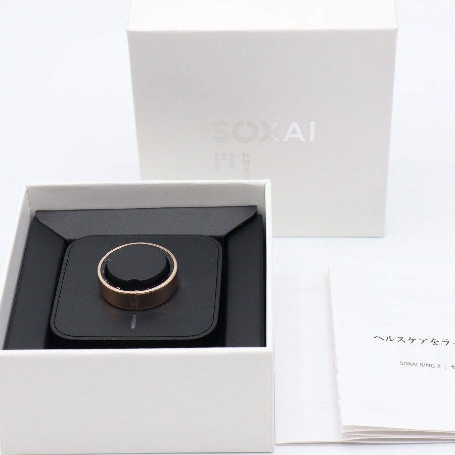 【美品】SOXAI RING 2 ピンクゴールド 18号 SOXAIRING2PGD18 スマートリング ソクサイリング 本体 21,514円