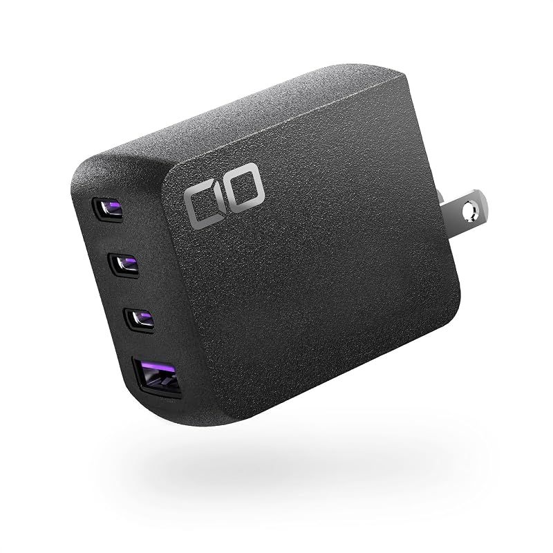 【新品】 CIO NovaPort QUAD 100W PD急速充電器 USB-C×3+USB-A×1 4台同時充電 世界最小級 （ブラック） 1 11,182円