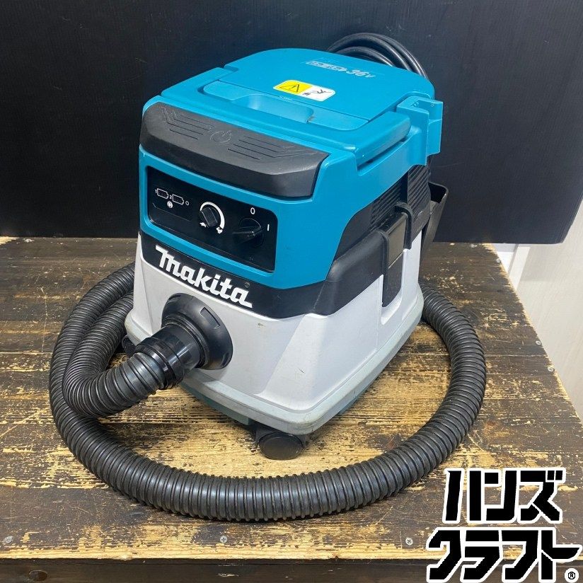 ●【中古品】makita マキタ VC860D ハイブリッド集じん機 乾湿両用 8L 18V×2＝36V対応/単相100V 電源コード・ホース付 ※バッテリ別売 【ハンズクラフト久留米上津BP店】