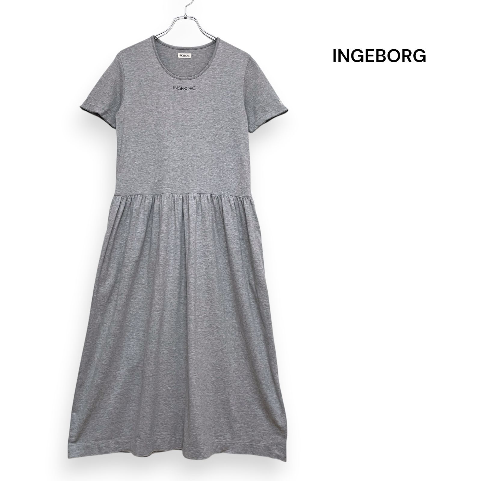 INGEBORG インゲボルグ ピンクハウス カットソー 半袖 ロング 