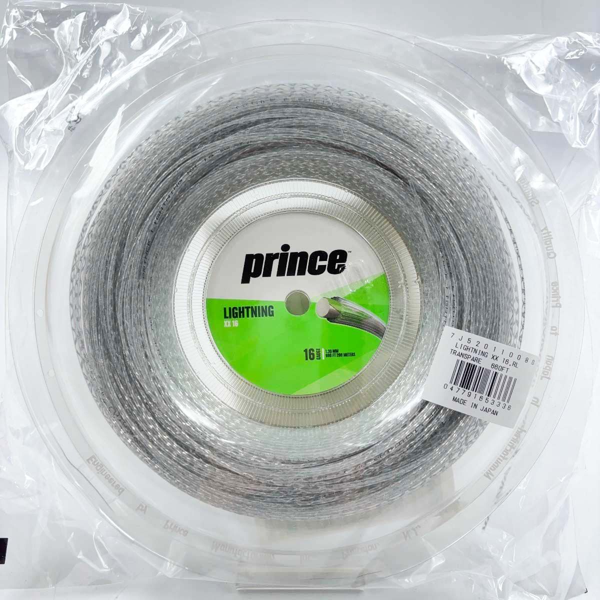 【未使用】プリンス LIGHTNING XX16 硬式 テニス ストリング ガット 200m ロール ライトニング シルバー 7J52011 Prince 1.30mm 13,783円