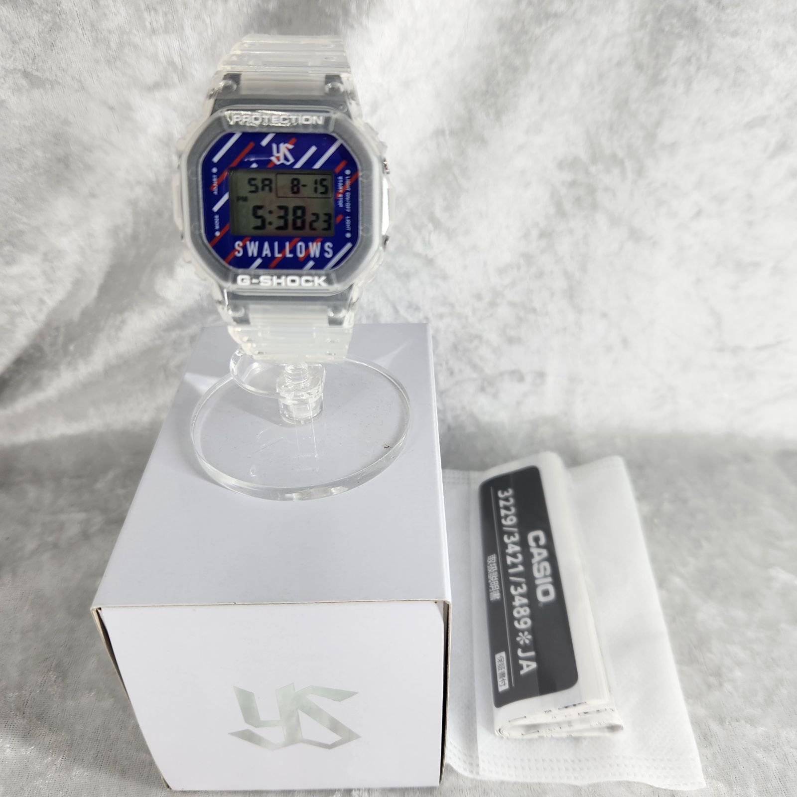 希少❗️未使用保管品・つば九郎・CASIO・G-SHOCK・DW-5600VT CASIO／カシオ G-SHOCK／ジーショック DW-5600VT ヤクルトスワローズ