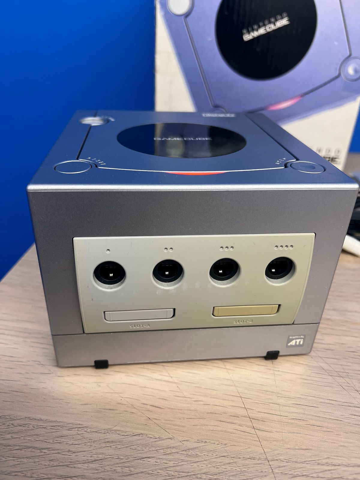 動作未確認】Nintendo ゲームキューブ 本体 シルバー コントローラー