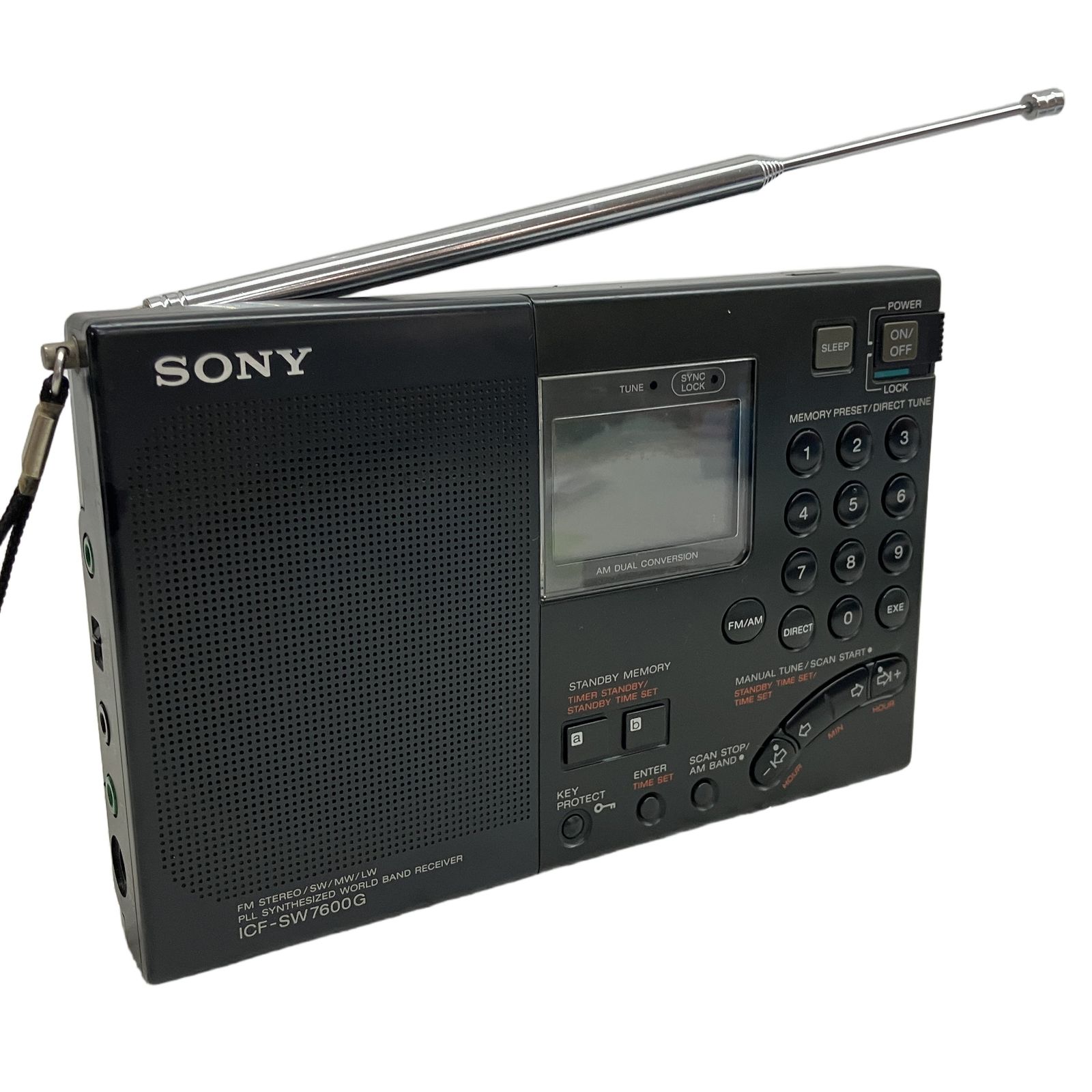 SONY ICF-SW7600G ポータブル 短波 ラジオ AM FM 通電OK ジャンク