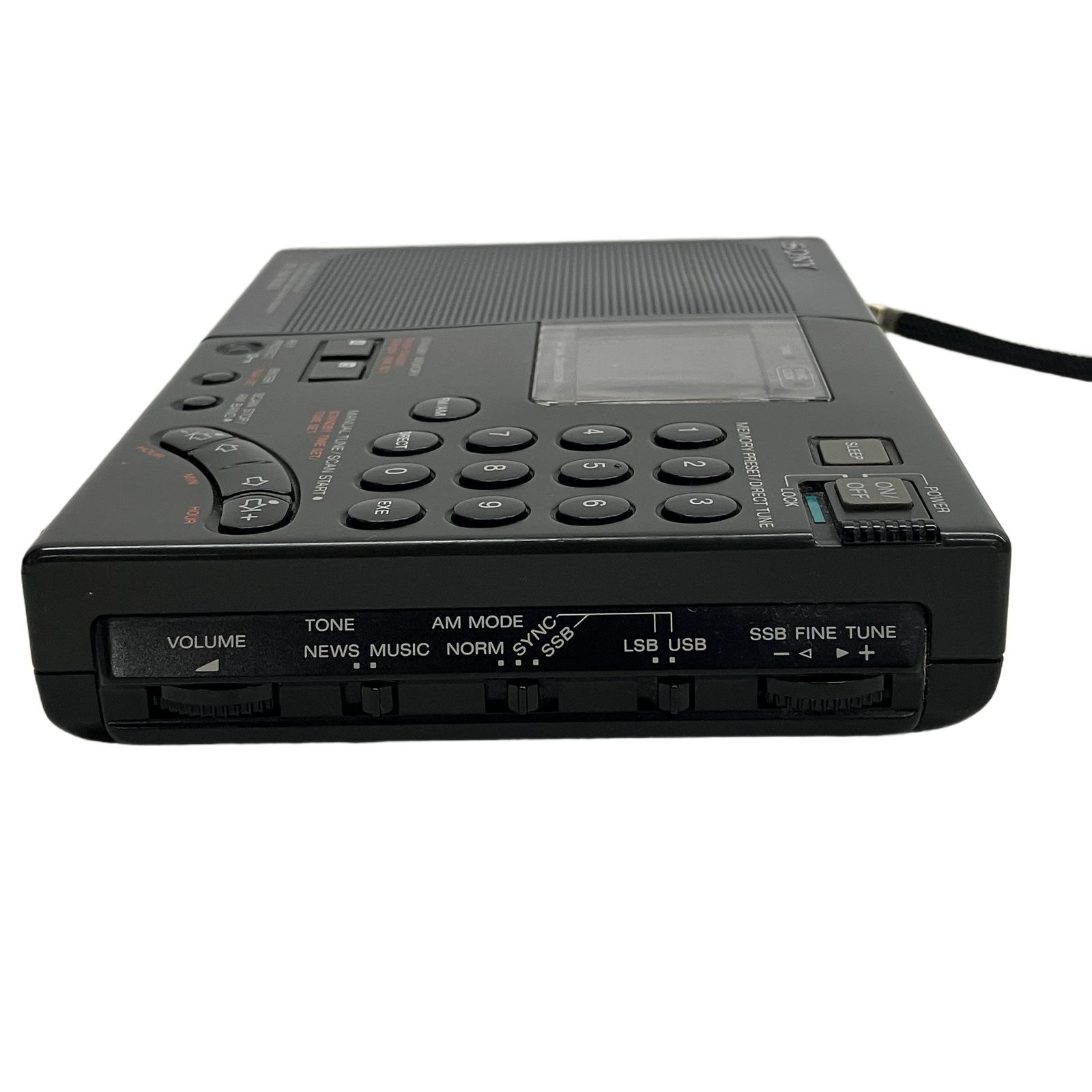 SONY ICF-SW7600G ポータブル 短波 ラジオ AM FM 通電OK ジャンク