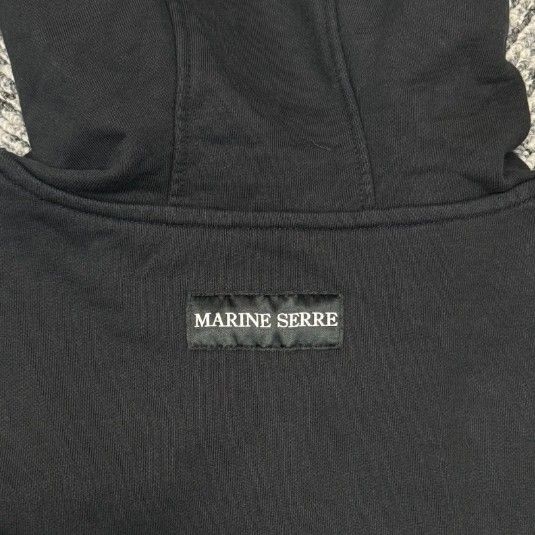MARINE SERRE Moon Logo Zip Hoodie ムーンロゴジップフーディ