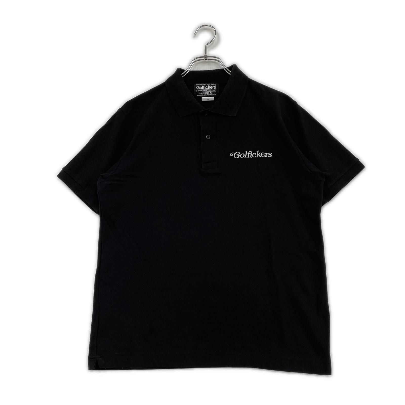 中古 メンズ 半袖ポロシャツ M ブラック Golfickers ゴルフィッカーズ