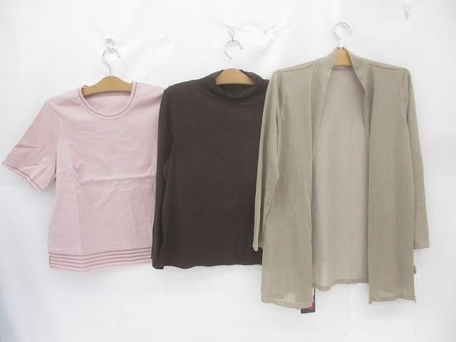 未使用 タグ付き オルベーラ 東京白ゆり會 トッパーカーディガン カットソー Tシャツ 3点 L 日本製 レディース
