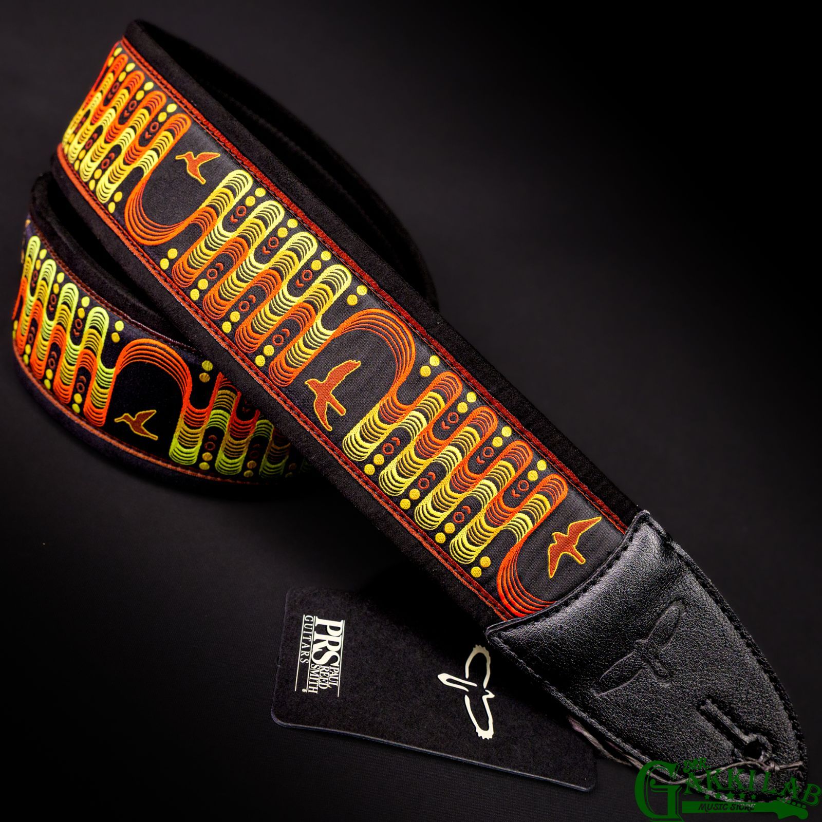 Paul Reed Smith(PRS) 2.4inch Padded Guitar Strap w/FLASH Custom Jacquard Birds Wavelength Yellow ポールリードスミス ストラップ 10,439円