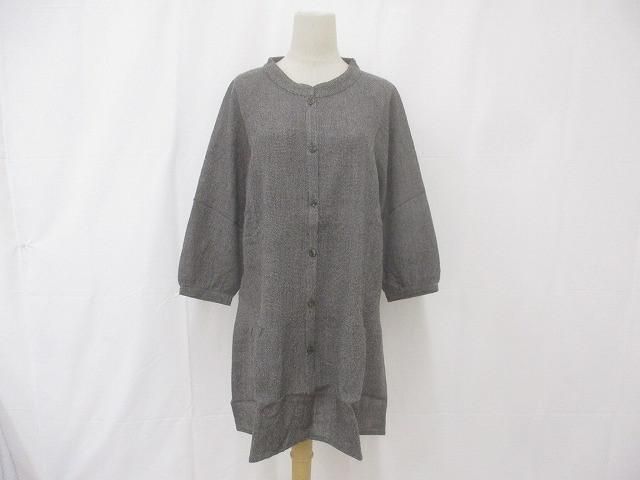 新品 itirin 一輪 チュニック ワンピース ウール ブラック L〜3L レディース 7,161円