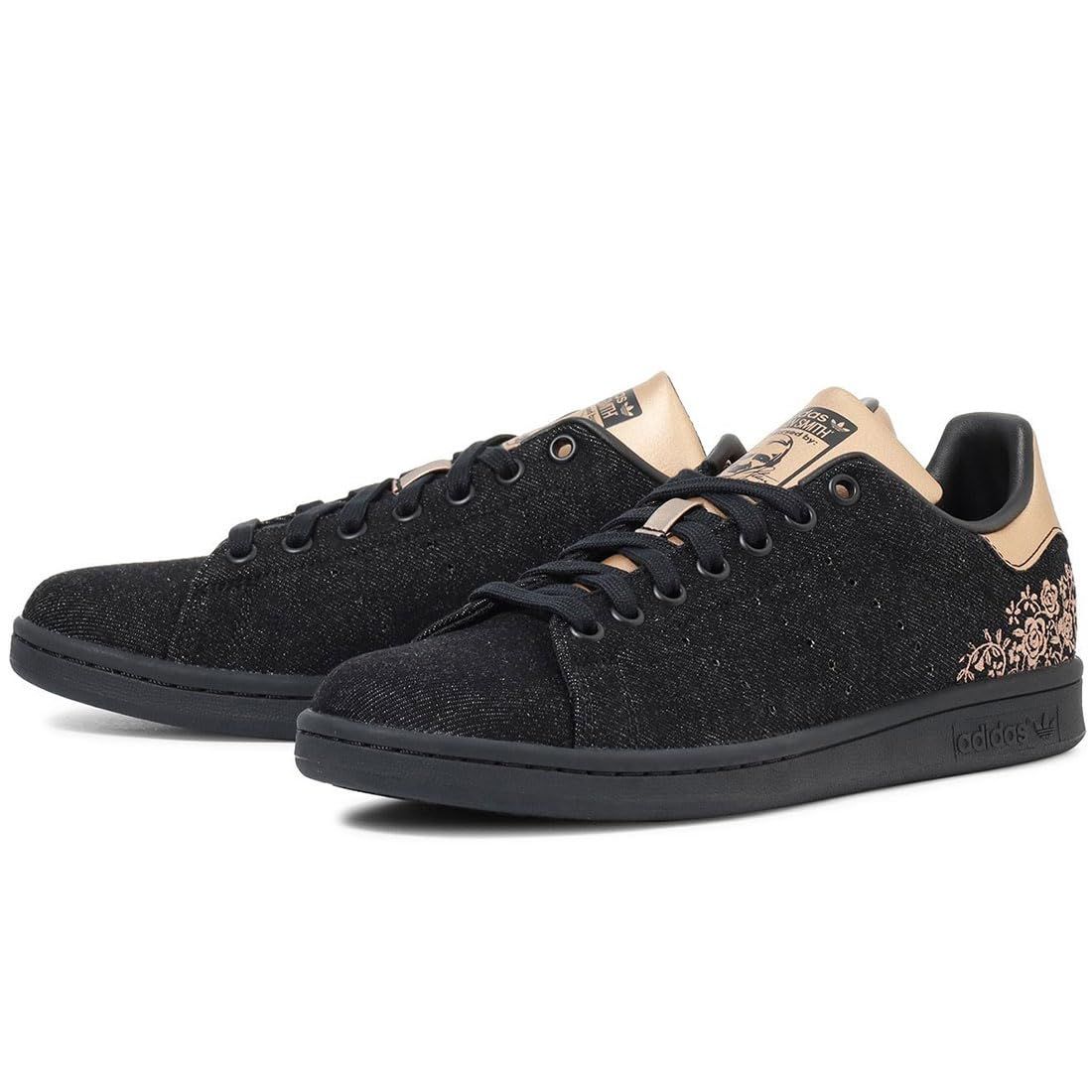 [アディダス] スタンスミス STAN SMITH コアブラック/ゴールド KI8782 25.0cm [25.0 cm]