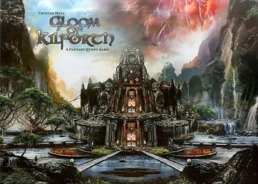 [Used] Board Game Glom of Kilforth: Fantasy Quest Game English Version (Gloom of Kilforth: A Fantasy Quest Game)