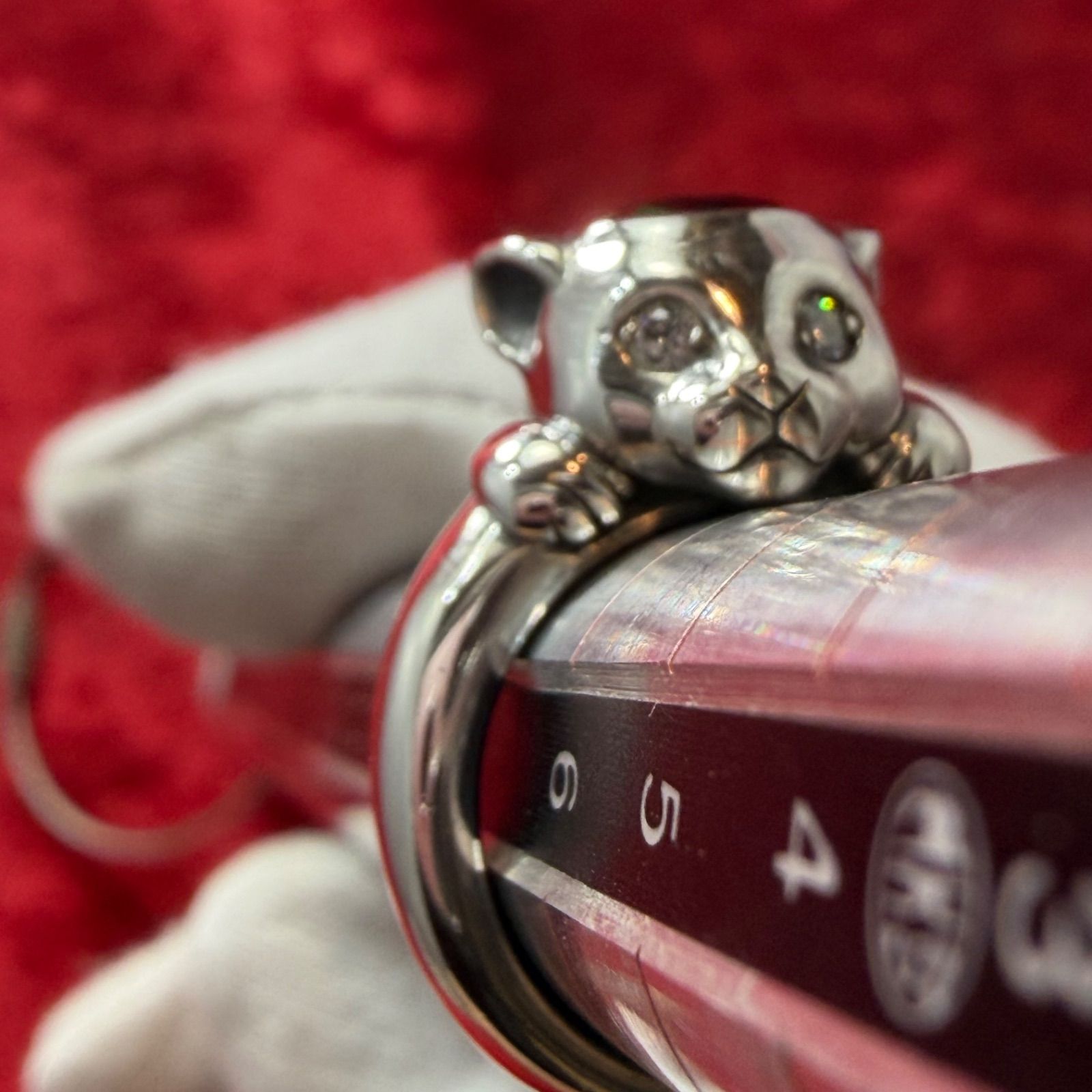 美品 リング JxU 内山英雄 コラボ ROYAL LYNX 7号 ジャスティン
