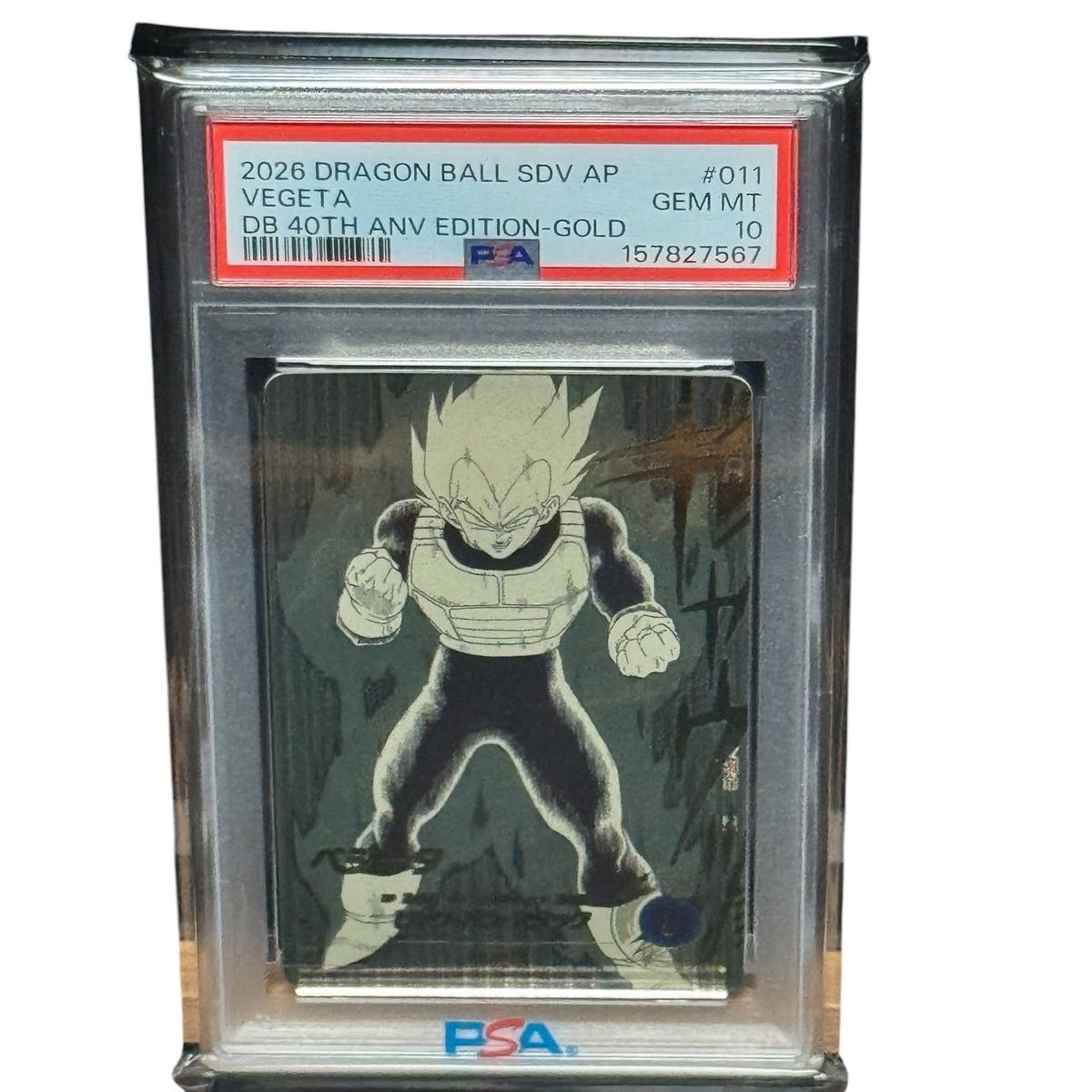 PSA10 ベジータ 2026 ドラゴンボール SDV AP #011 40周年記念 ゴールド