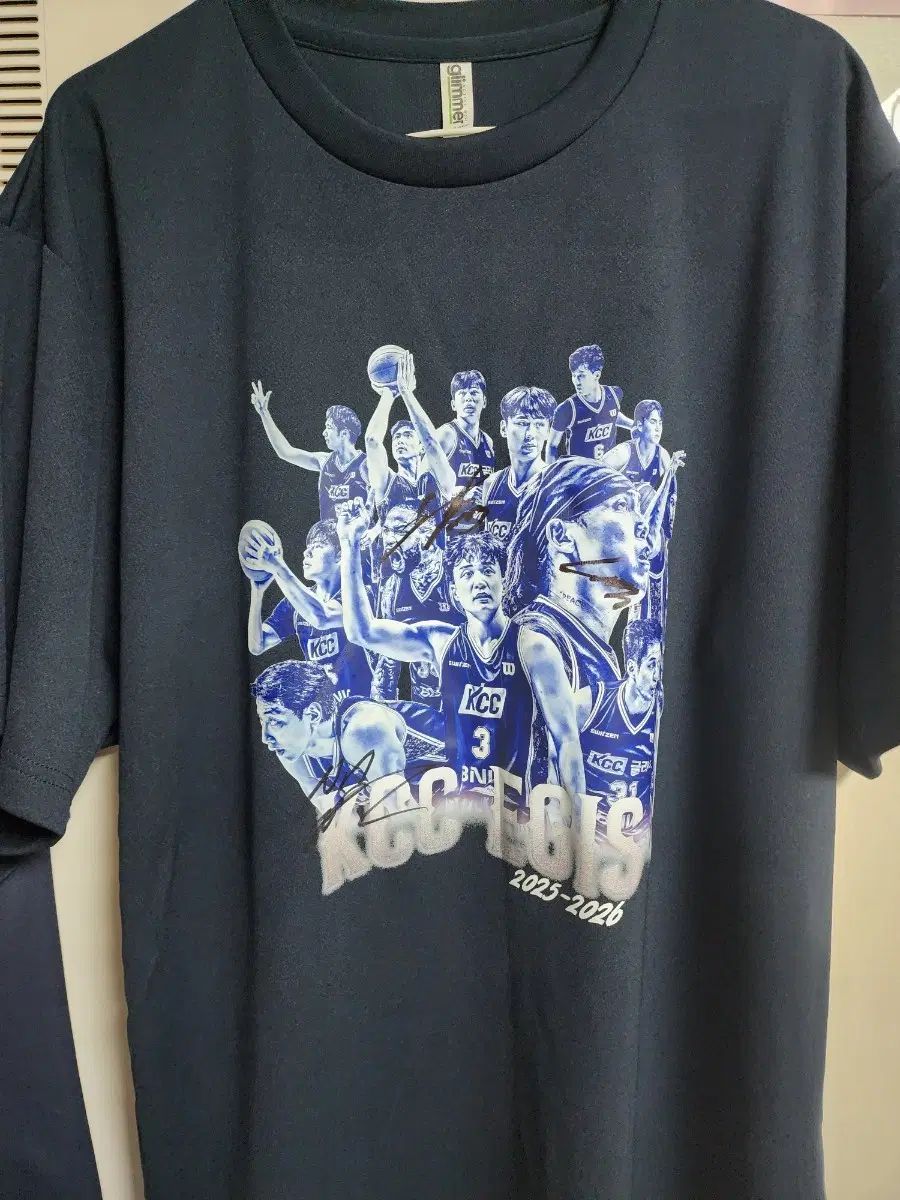 KCC 25-26 허훈 송교창 최준용 サイン 優勝 Tシャツ 出品