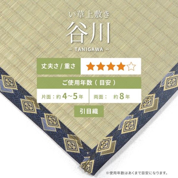 い草 上敷き 三六間10畳 引目織 抗カビ 谷川 江戸間 36間 本間