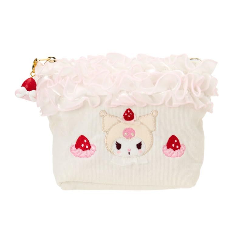 Sanrio 쿠로미 파우치 딸기 휩 케이크 캐릭터 액세서리 케이스 화장품 파우치 메이크업 파우치 여행용 파우치 아동 아동 여아 선물 351784