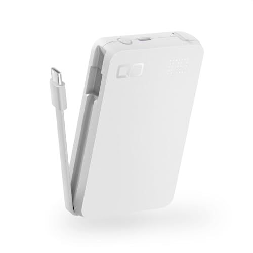 CIO USB-Cケーブル内蔵 軽量 10000mAh SMARTCOBY Pro SLIM CABLE 35W (ホワイト) | MacBook対応, ノートPC対応, iPhone対応, 着脱可能ケーブル内蔵, 厚さ18mmの薄型ym 745664a6