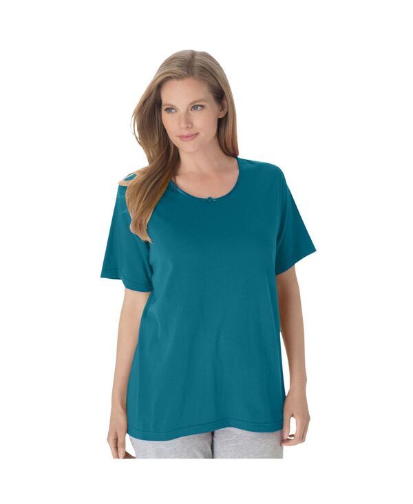 ドリームスアンドコー レディース アンダーウェア ナイトウェア Tシャツ Dreams Co Womens Dreams and Co Sleep Tee Deep teal ティール 8,985円