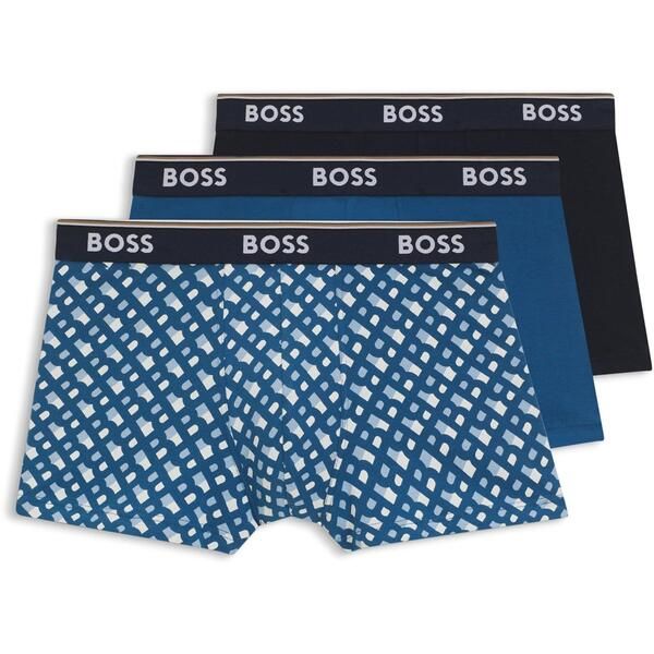 ボス メンズ アンダーウェア ボクサーパンツ ショートパンツ ロゴ Boss Mens BOSS Bodywear 3Pack Boxer Shorts with Logo Detail Open B